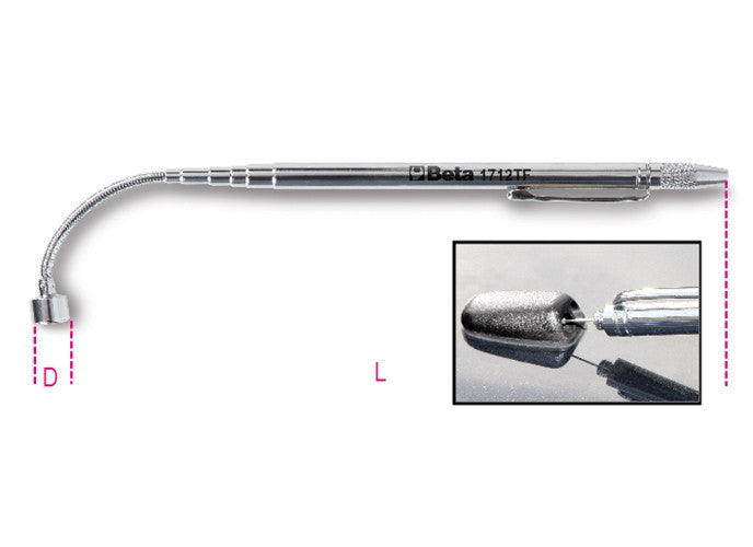 Beta Tools Model 1712  Tf-Telescopic Magnet  Flexible Head