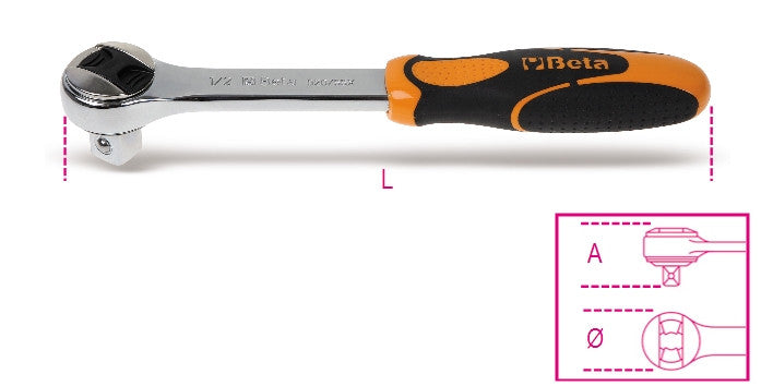 Beta Tools Model 920  55X-1/2' Drive Reversible Ratchet