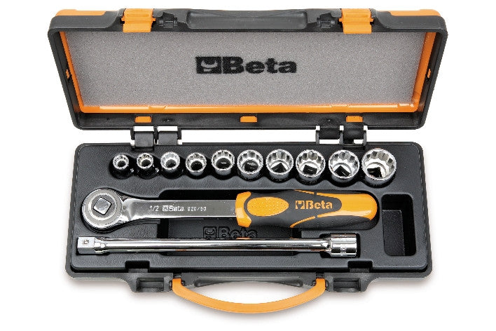 Beta Tools Model 920  As/C10-10 Bi-Hexagon Sockets + 2 Accessories
