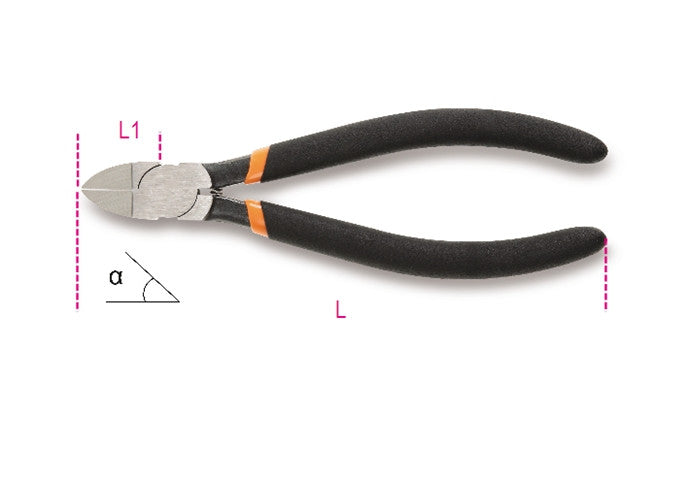 Beta Tools Model 1080  D15-Diagonal Flush Cutting Nippers