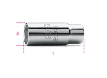Beta Tools Model 956  C16-1/2' Spark Plug Sockets Hexagon