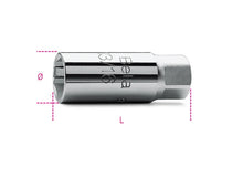 Beta Tools Model 956  E14-3/8' Spark Plug Sockets Hexagon