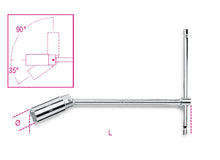 Beta Tools Model 957  16-T-Handle Spark Plug Wrenches