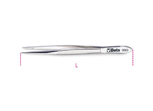 Beta Tools Model 990  130mm-Straight Thin Spring Tweezers