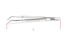 Beta Tools Model 993  145mm-Bent Thin Pin Spring Tweezers