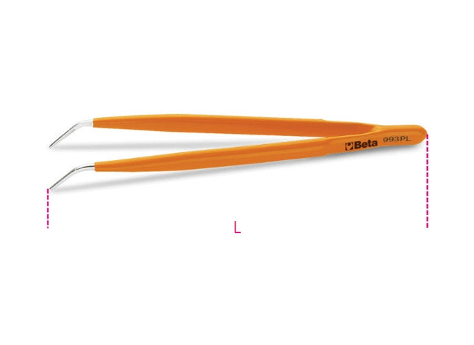 Beta Tools Model 993  Pl150mm-Pin Spring Tweezers Pvc