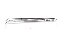 Beta Tools Model 993  G-Pin Spring Tweezers Curved Ends