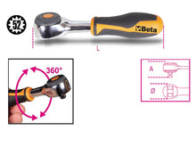 Beta Tools Model 900  58-1/4' Drive ?Reversible Ratchet