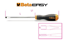 Beta Tools Model 1201  6.5X150mm-Screwdrivers Slotted Head