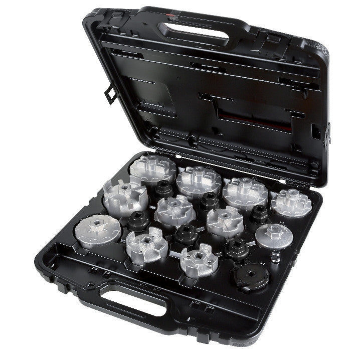 Beta Tools Model 1493  C19-Set of 19 Oil Filter Wrenches