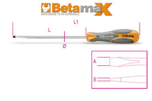 Beta Tools Model 1290  6 5X100-Screwdrivers Slotted Head