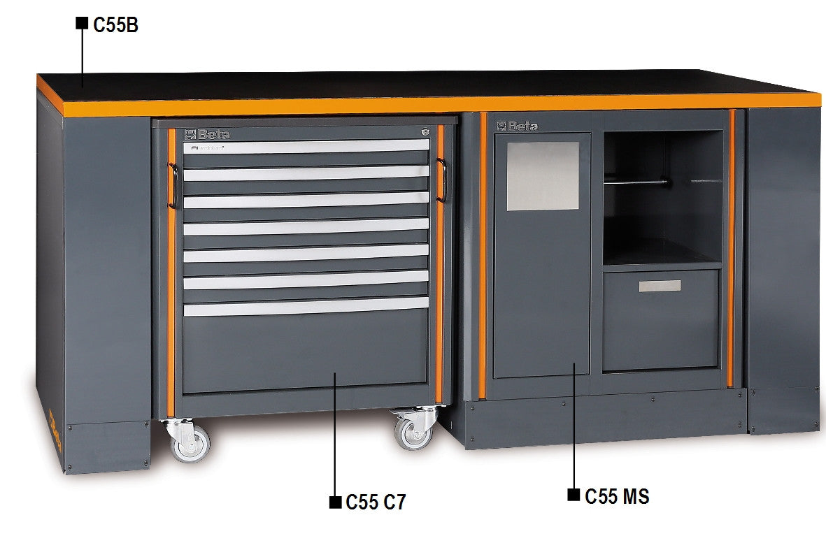 Beta Tools Model C55  B/4-Workbench & Cab C7 + Module Ms
