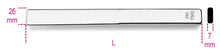 Beta Tools Model 1342  Extra Flat Chisel with Straight Cutter