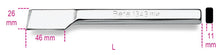 Beta Tools Model 1343  Flat Chisel with Side Cutter