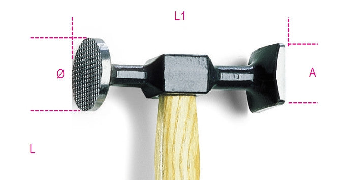 Beta Tools Model 1357  Z/45-Hammers Milled Faces