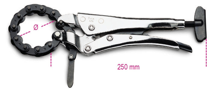 Beta Tools Model 1476  Adjustable Self-Locking Pliers