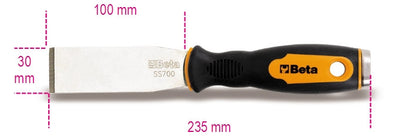 Beta Tools Model 1479  Rb/1-Straight Putty Knife Scraper
