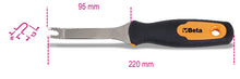 Beta Tools Model 1479  U/13-Set of 3 Putty Knife Scrapers