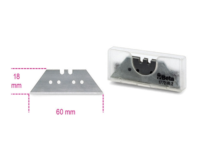 Beta Tools Model 1772  Rl/2-10 Long Trapezoidal Blades