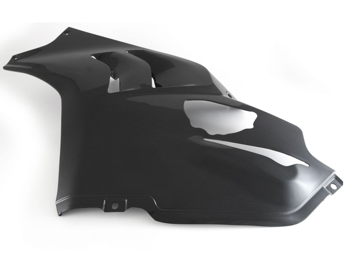 MOTOCORSE - CARBON FIBER RACE SIDE AND LOWER FAIRING SET (3 PIECES) FOR DUCATI PANIGALE V4 / S / SPECIALE / R (18-21) -NON WINGLET