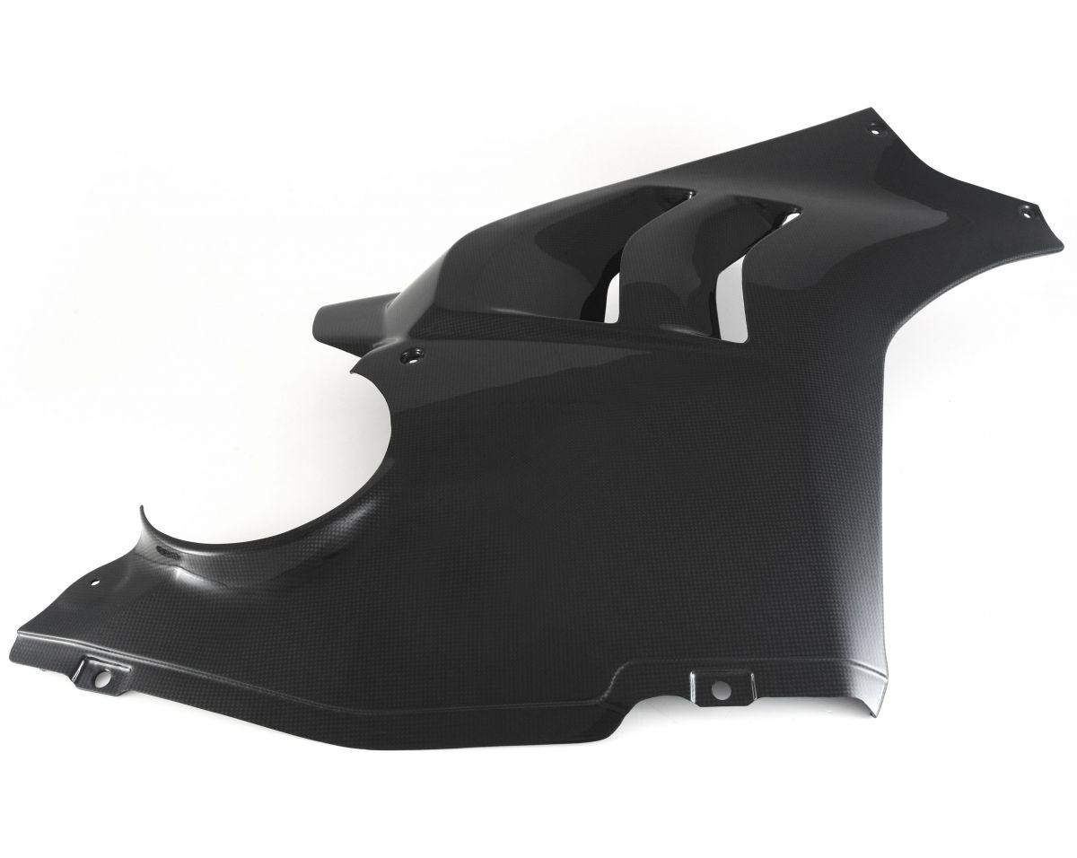 MOTOCORSE - CARBON FIBER RACE SIDE AND LOWER FAIRING SET (3 PIECES) FOR DUCATI PANIGALE V4 / S / SPECIALE / R (18-21) -NON WINGLET