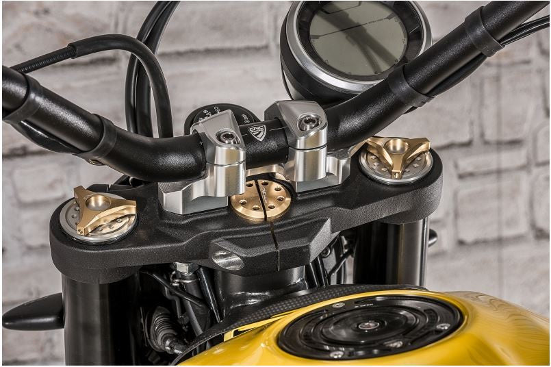 CNC Racing Riserwith Instrument Mount for Ducati Scrambler (29mm Bars)
