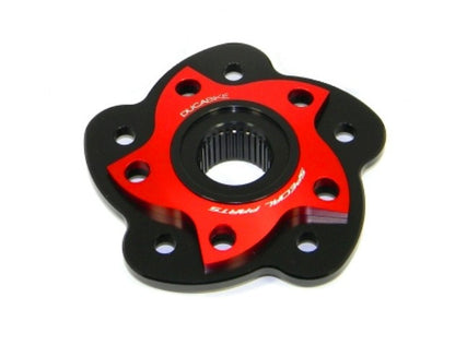 DBK Special Parts (Ducabike) Dual Color 5 Hole Rear Sprocket Hub Flange Carrier for the Ducati 848 and Streetfighter 848