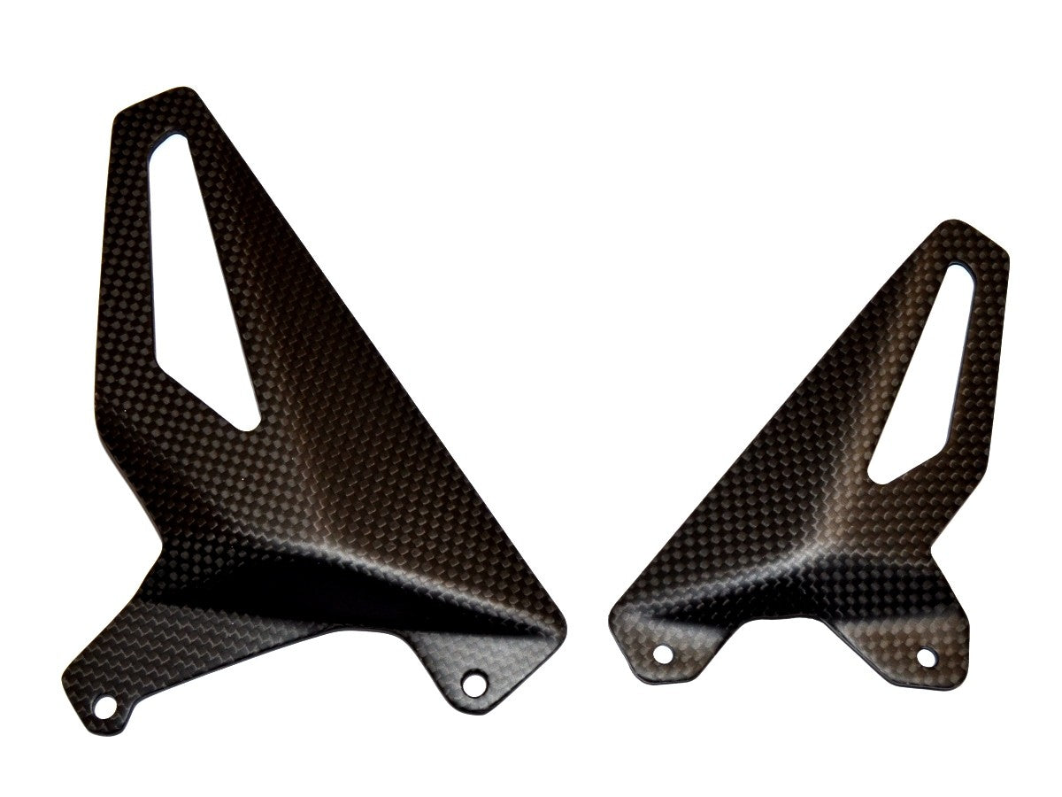 DBK Special Parts (Ducabike) Carbon Fiber Heel guards for the Ducati Panigale / Streetfighter V4 / S / Speciale