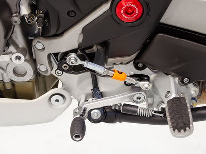 DBK Special Parts (Ducabike) Reverse Shift (GP) Linkage for Ducati Multistrada V4 S / Sport / Pikes Peak (With Quickshifter)