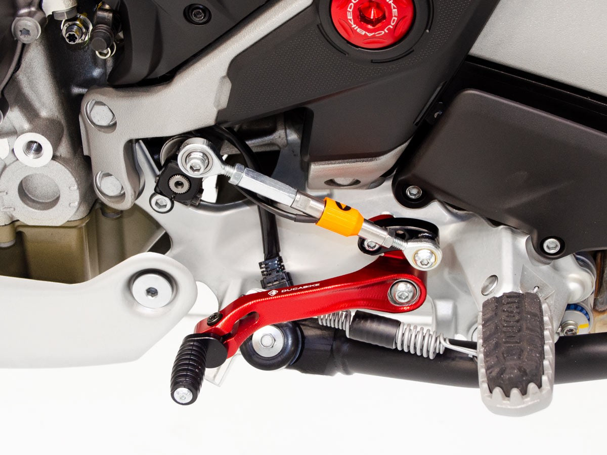 DBK Special Parts (Ducabike) Reverse Shift (GP) Linkage for Ducati Multistrada V4 S / Sport / Pikes Peak (With Quickshifter)