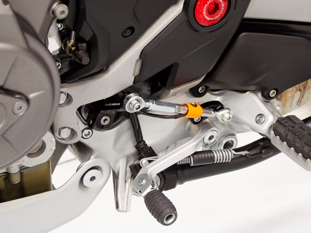 DBK Special Parts (Ducabike) Reverse Shift (GP) Linkage for Ducati Multistrada V4 S / Sport / Pikes Peak (With Quickshifter)