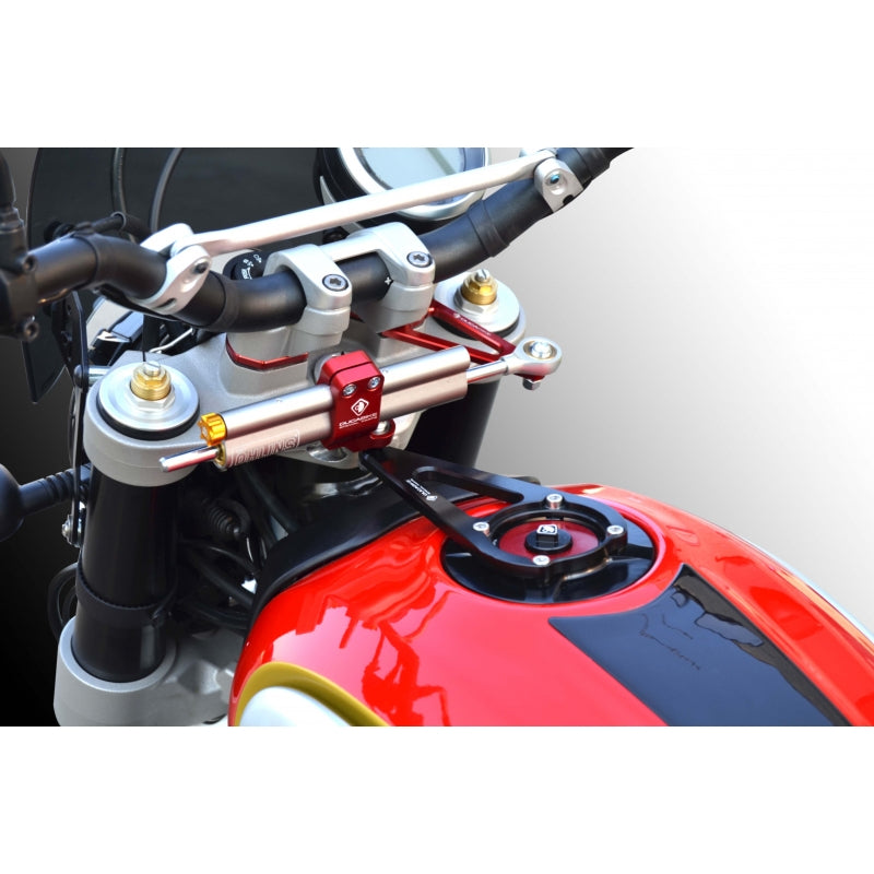 DBK Special Parts (Ducabike) Steering Damper Mount for the Ducati Scrambler Desert Sled