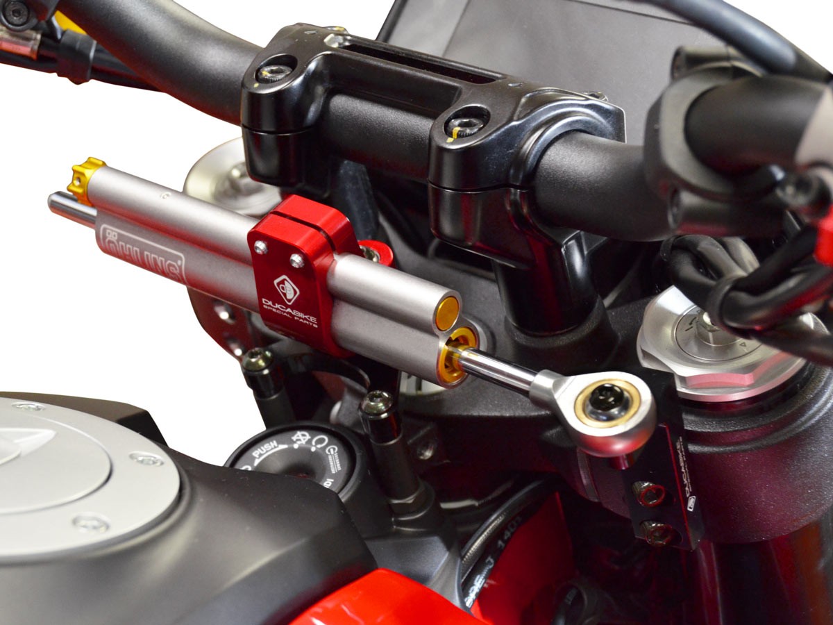 DBK Special Parts (Ducabike) Steering Damper Mount for the Ducati Hypermotard 950 / SP
