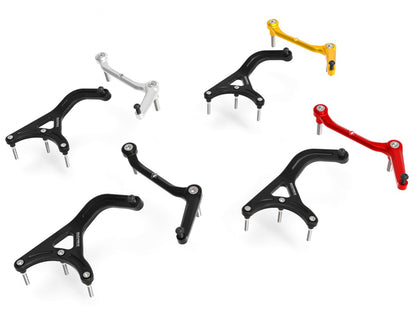 DBK Special Parts (Ducabike) Steering Damper Mount Kit for the Ducati Multistrada V4 Pikes Peak