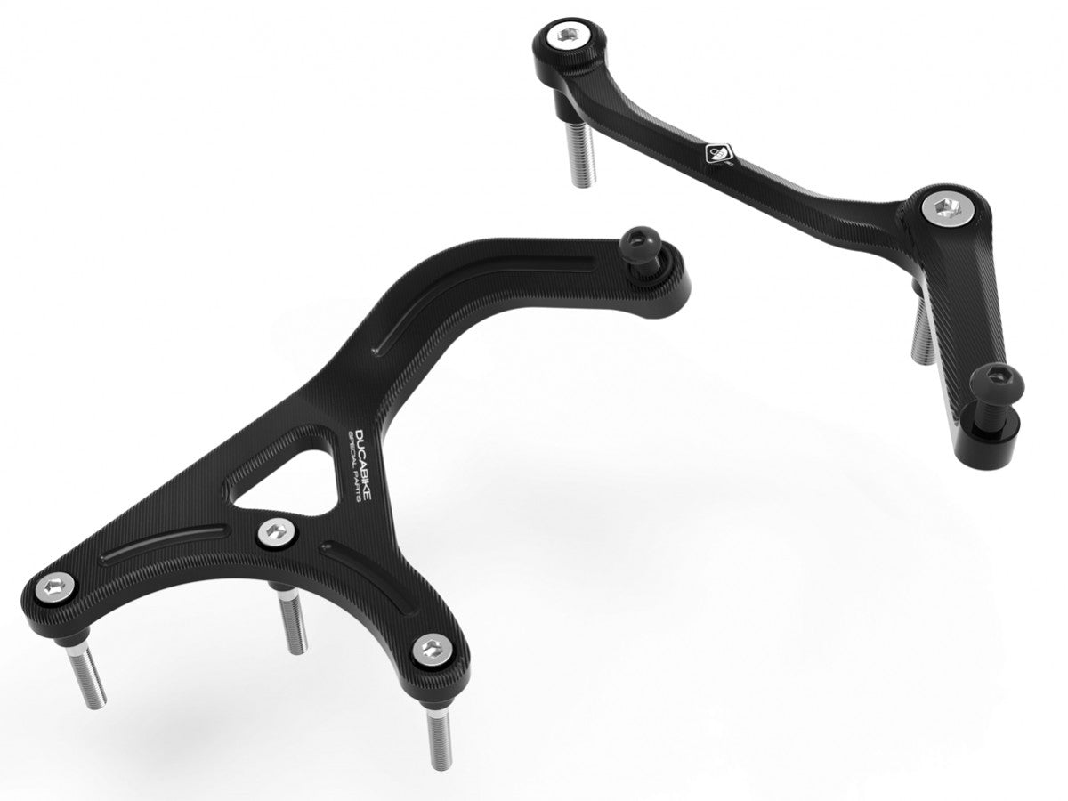DBK Special Parts (Ducabike) Steering Damper Mount Kit for the Ducati Multistrada V4 Pikes Peak