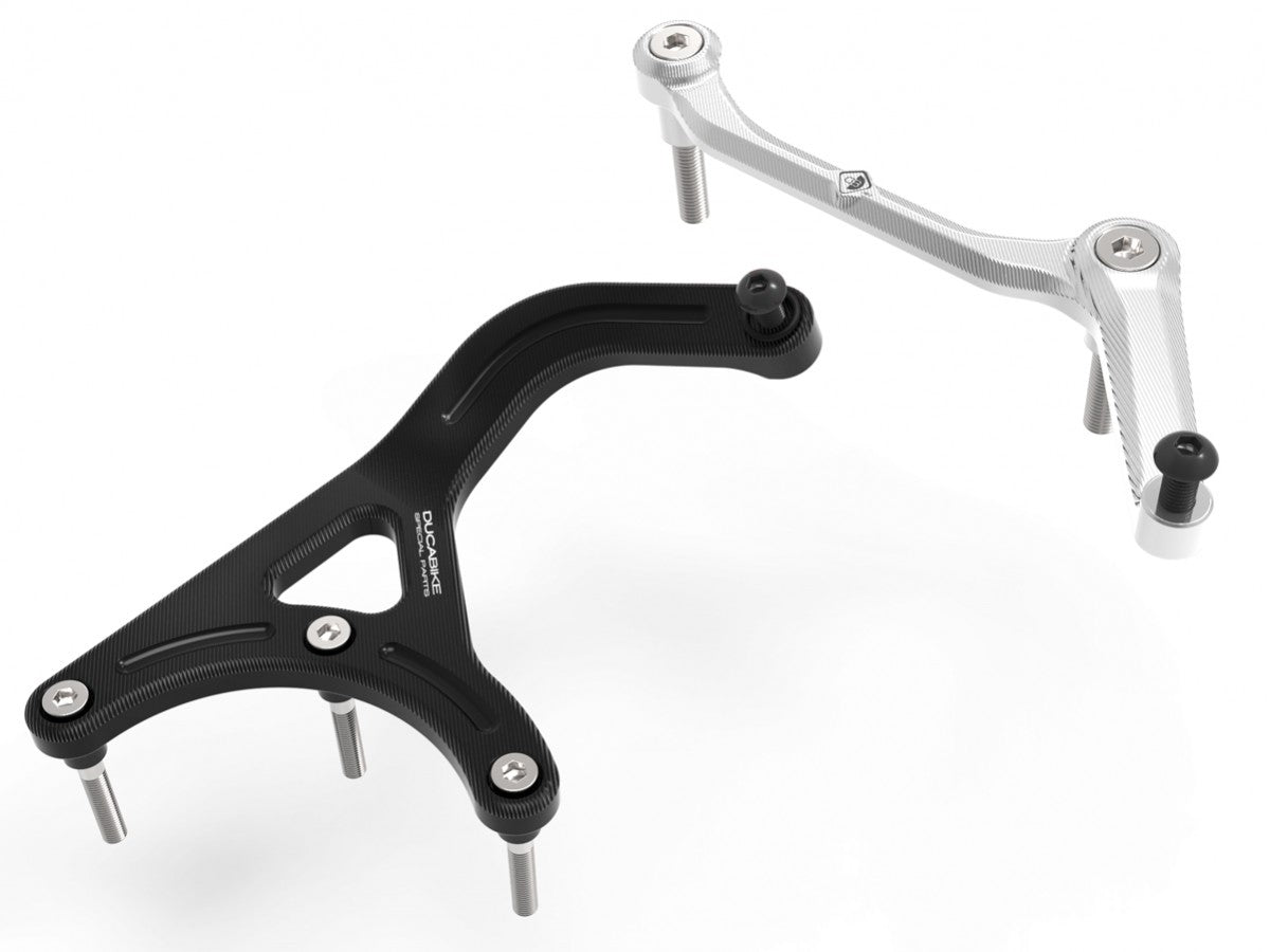 DBK Special Parts (Ducabike) Steering Damper Mount Kit for the Ducati Multistrada V4 Pikes Peak