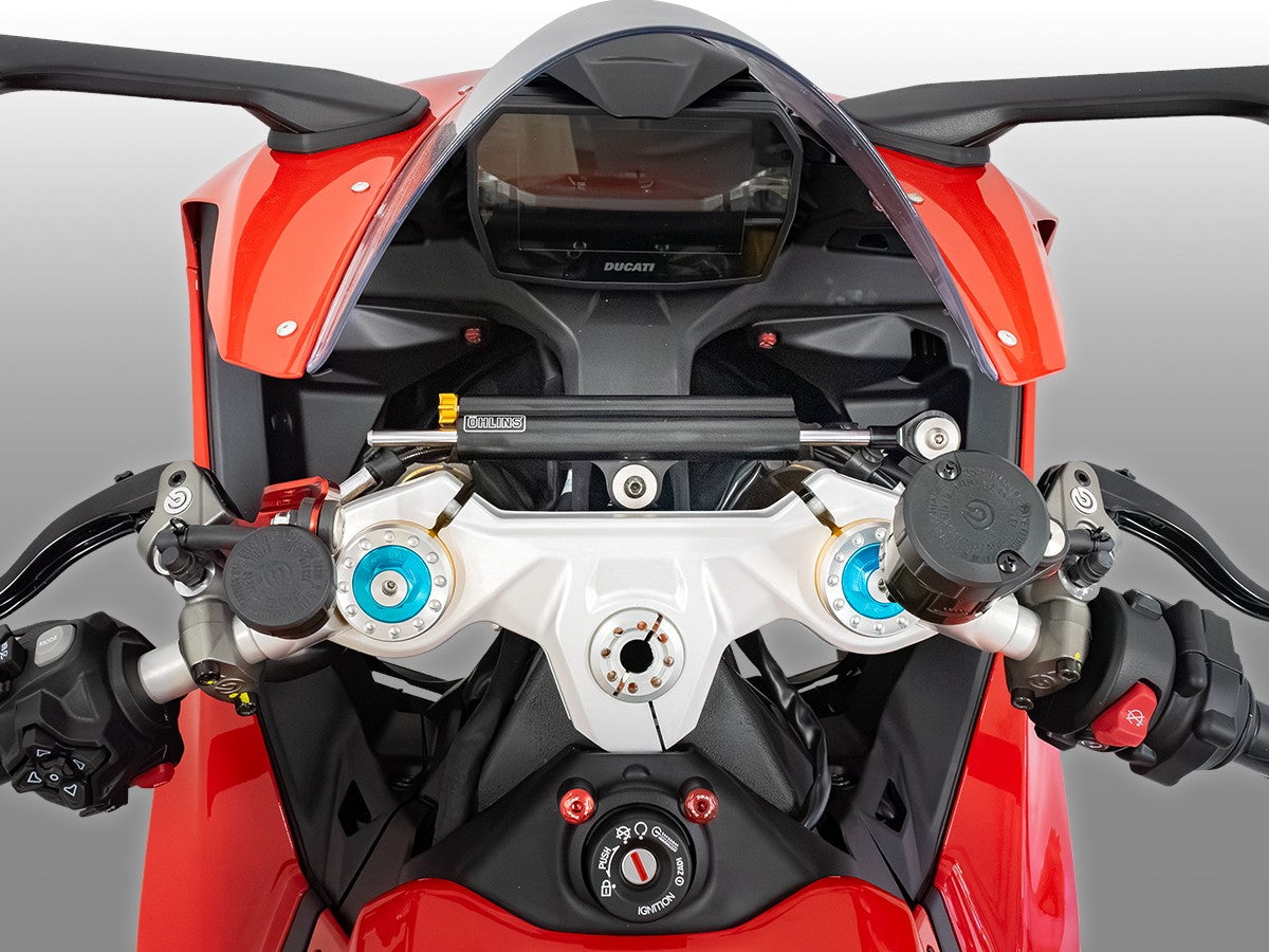 DBK Special Parts (Ducabike) Steering Damper Mount Kit for Ducati Panigale V2 / S (2025+)