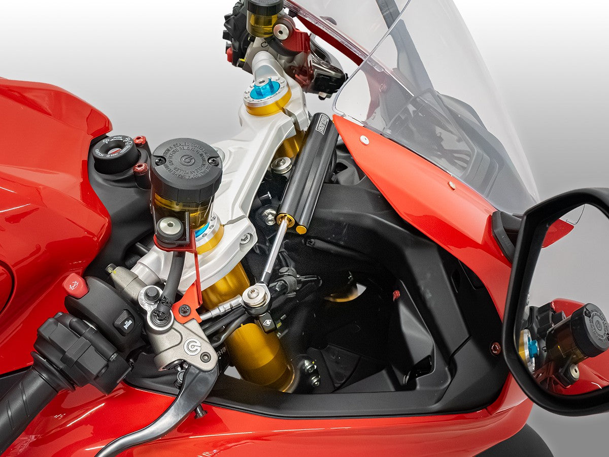 DBK Special Parts (Ducabike) Steering Damper Mount Kit for Ducati Panigale V2 / S (2025+)