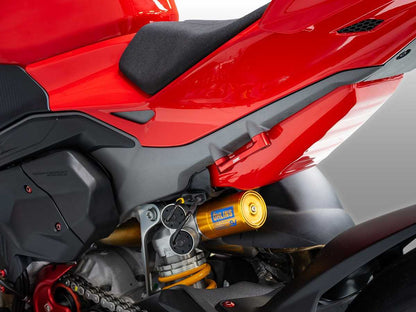 DBK Special Parts (Ducabike) Passenger Rearset / Foot peg Blanking Plate Set / Racing Tie Down Hooks for Ducati Panigale / Streetfighter V4