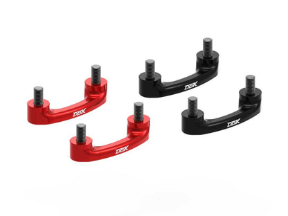 DBK Special Parts (Ducabike) Passenger Rearset / Foot peg Blanking Plate Set / Racing Tie Down Hooks for Ducati Panigale / Streetfighter V4