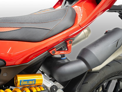 DBK Special Parts (Ducabike) Passenger Rearset / Foot peg Blanking Plate Set / Racing Tie Down Hooks for Ducati Panigale / Streetfighter V2 (2025+)
