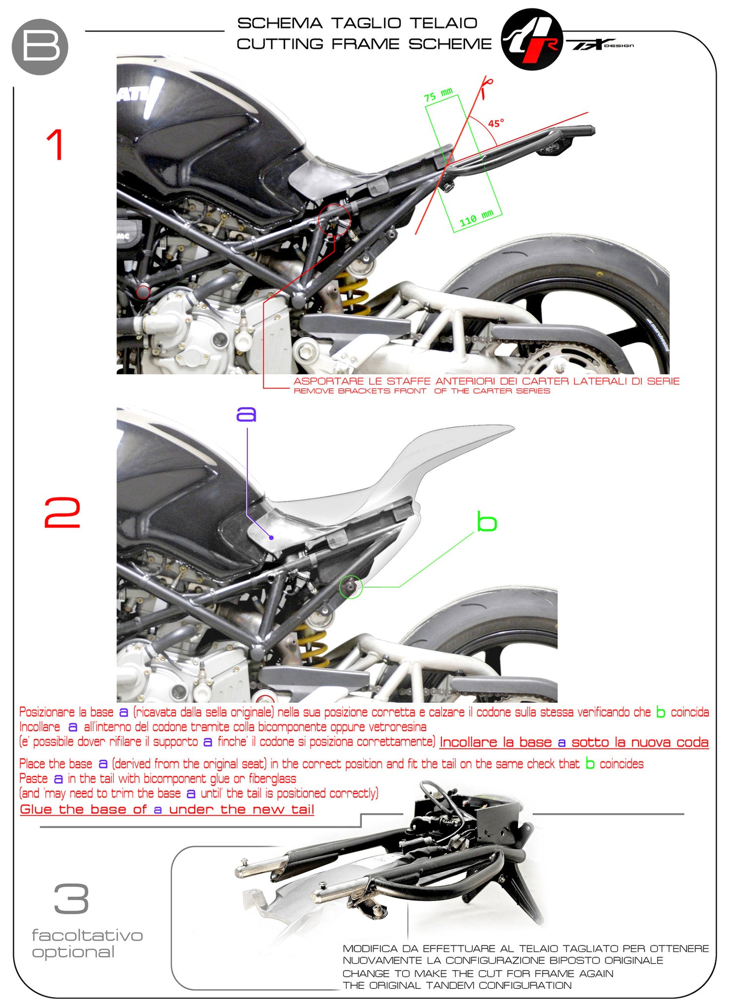 Paolo Tex Design MS4R Bodykits for Ducati Monster's (02-08)
