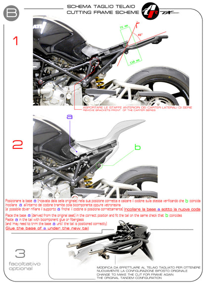 Paolo Tex Design MS4R Bodykits for Ducati Monster's (02-08)