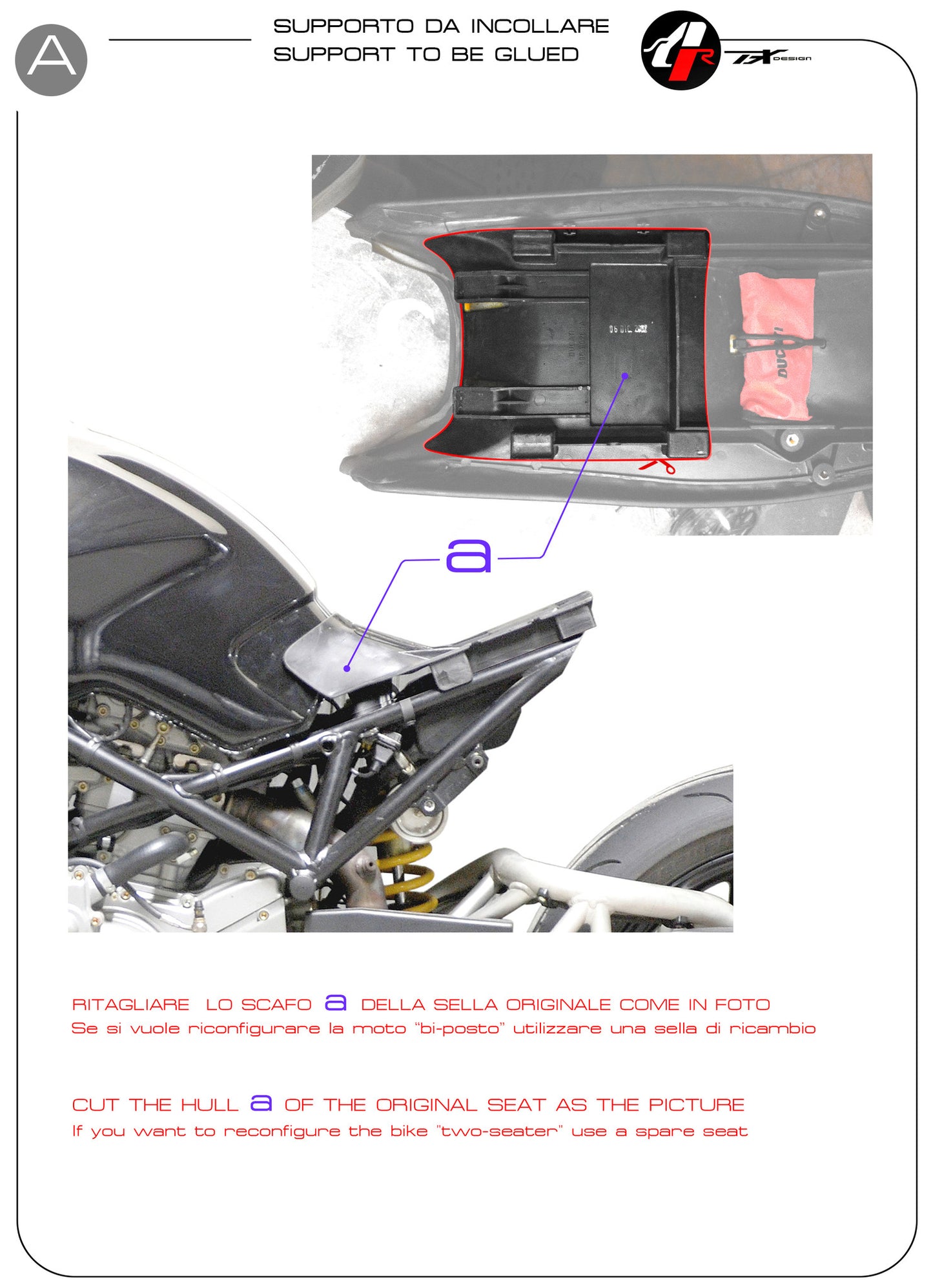 Paolo Tex Design MS4R Bodykits for Ducati Monster's (02-08)
