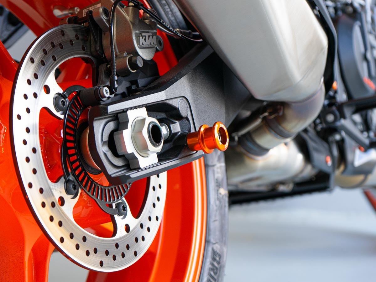 DBK Special Parts (Ducabike) Rear Swing Arm Spools (for rear stand) for KTM 990 / 890 / 790 Duke
