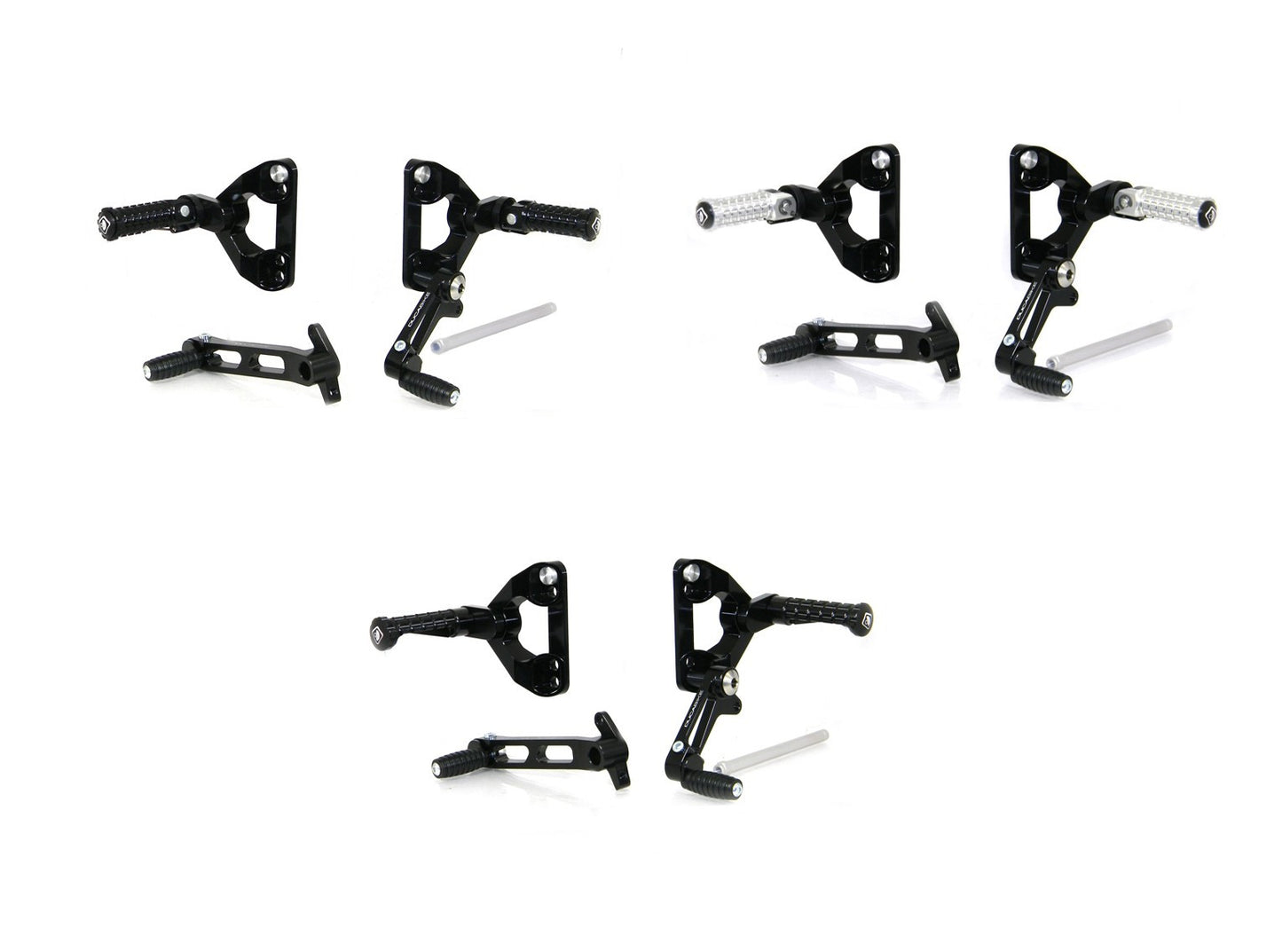 DBK Special Parts (Ducabike) SBK Adjustable Rearsets for the Ducati 748/916/996/998