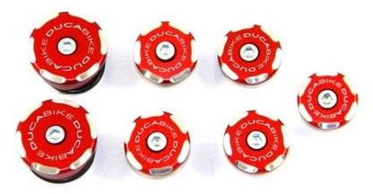 DBK Special Parts (Ducabike) Contrast Cut Frame Plug Kit for the Ducati 848 / 1098 / 1198
