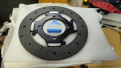 Sicom Dual Matrix Carbon Ceramic (DMC) Floating Rear Brake Rotor AND Pads for the Ducati Panigale 1299 / 1199 / V4 some Monster and Multistrada 1200 245mm X 6mm