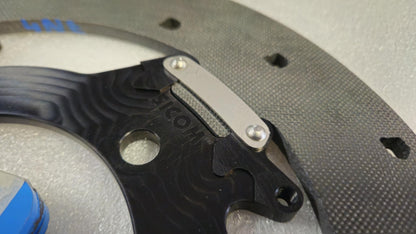 Sicom Dual Matrix Carbon Ceramic (DMC) Floating Rear Brake Rotor AND Pads for the Ducati Panigale 1299 / 1199 / V4 some Monster and Multistrada 1200 245mm X 6mm