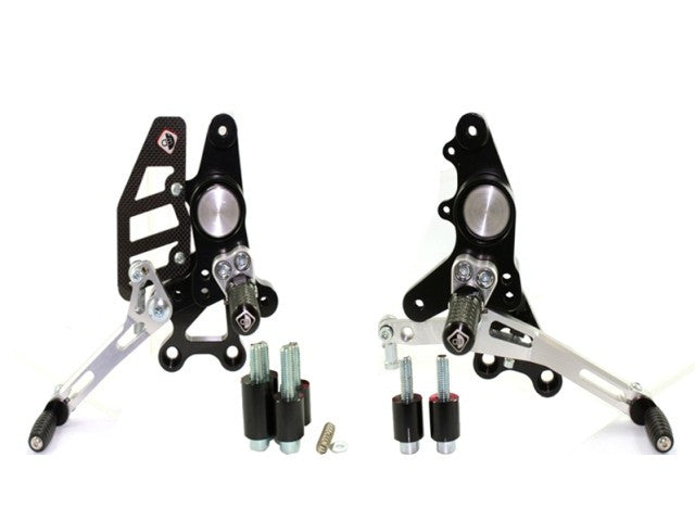 DBK Special Parts (Ducabike) Adjustable Rearsets for the Ducati Hypermotard 796/1100 and Multistrada 620/1000/1100